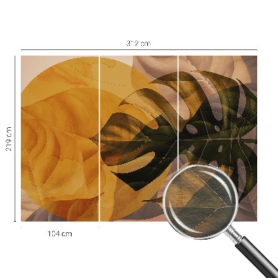 Papel de parede Folhas abstratas