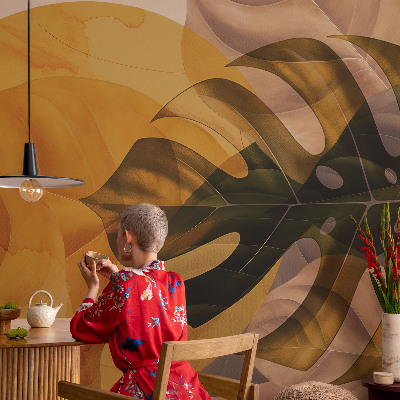 Papel de parede Folhas abstratas