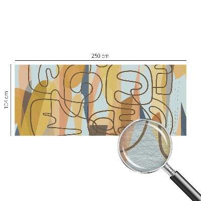 Papel de parede para sala Formas abstratas