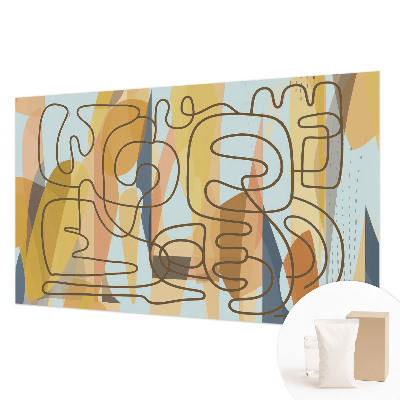 Papel de parede para sala Formas abstratas