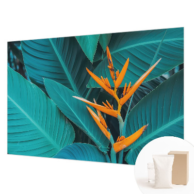 Papel de parede para quarto Flores folhosas