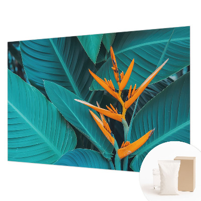 Papel de parede para quarto Flores folhosas