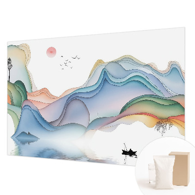 Mural de fotos na parede Paisagem Onírica