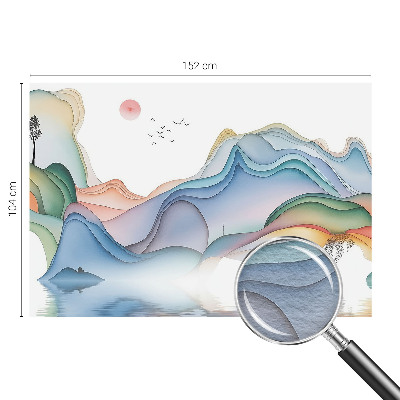 Mural de fotos na parede Paisagem Onírica