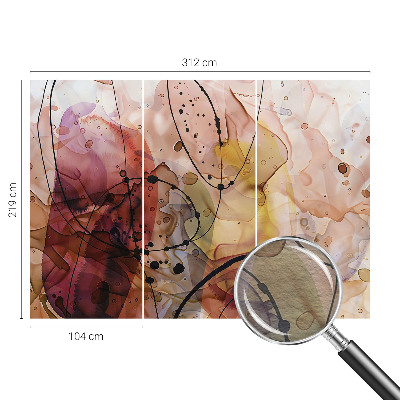 Papel de parede para quarto Harmonia abstrata