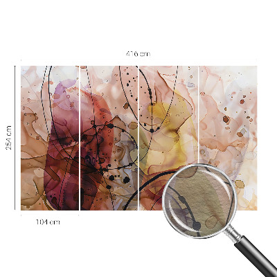 Papel de parede para quarto Harmonia abstrata