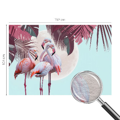 Papel de parede para sala Pássaros exóticos