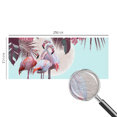 Papel de parede para sala Pássaros exóticos