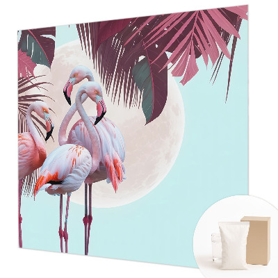 Papel de parede para sala Pássaros exóticos