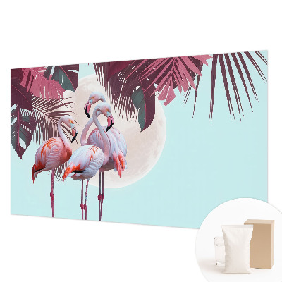 Papel de parede para sala Pássaros exóticos