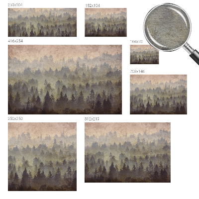 Mural fotográfico Névoa da floresta