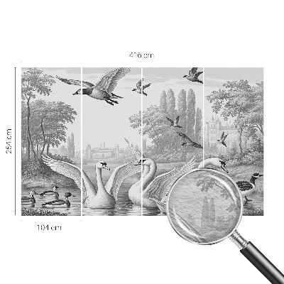 Mural de fotos na parede Paisagem clássica