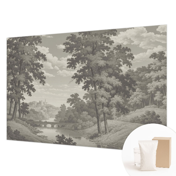 Papel de parede fotográfico Castelo e ponte