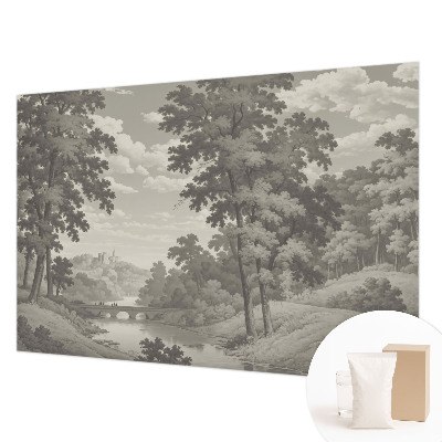 Papel de parede fotográfico Castelo e ponte