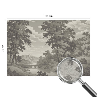 Papel de parede fotográfico Castelo e ponte