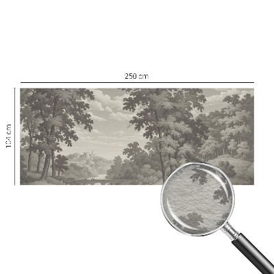 Papel de parede fotográfico Castelo e ponte