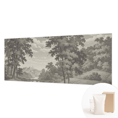 Papel de parede fotográfico Castelo e ponte