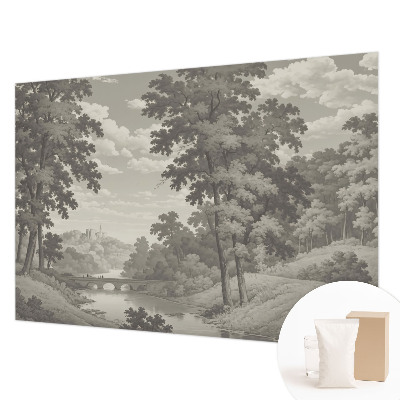 Papel de parede fotográfico Castelo e ponte