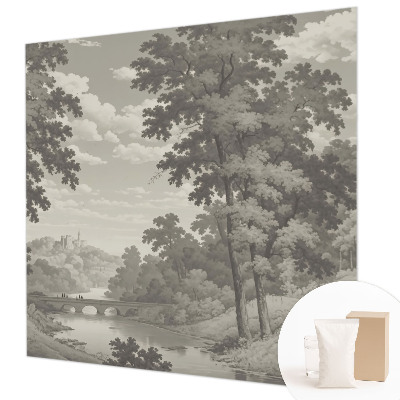 Papel de parede fotográfico Castelo e ponte