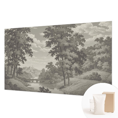 Papel de parede fotográfico Castelo e ponte