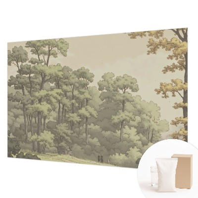 Papel de parede para sala Idílio na floresta