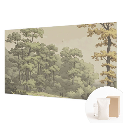 Papel de parede para sala Idílio na floresta