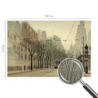 Papel de parede decorativo Simetria urbana