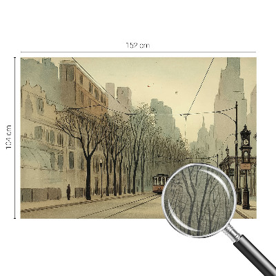 Papel de parede decorativo Simetria urbana