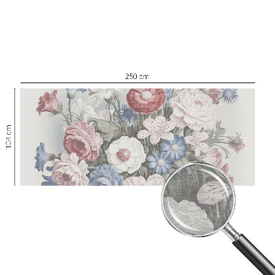 Mural de fotos na parede Buquê colorido