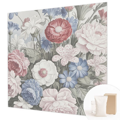 Mural de fotos na parede Buquê colorido