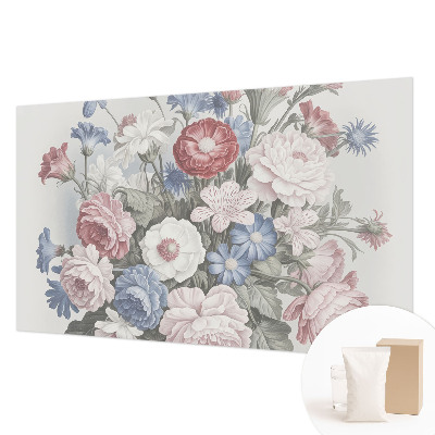 Mural de fotos na parede Buquê colorido