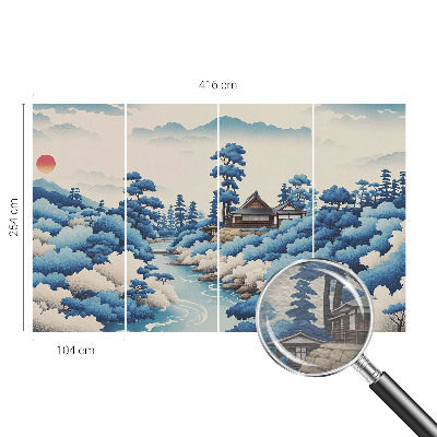 Papel de parede para sala Natureza tranquila