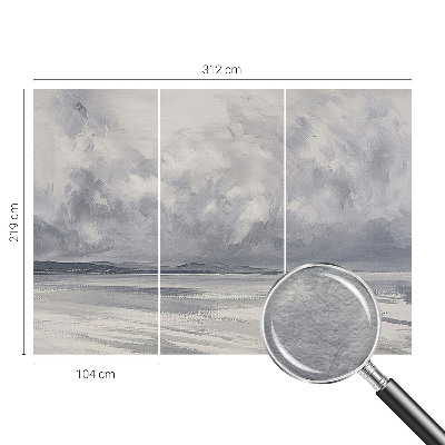 Papel de parede fotográfico Uma tempestade no horizonte