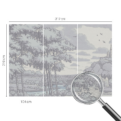 Mural fotográfico Paisagem de conto de fadas