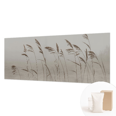 Papel de parede decorativo Grama na neblina
