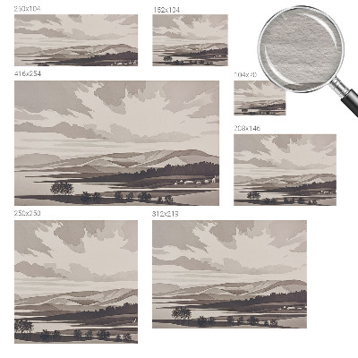 Papel de parede para quarto Uma paisagem tranquila
