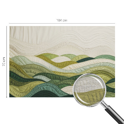 Papel de parede decorativo Colinas de tecido