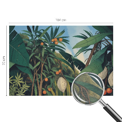 Papel de parede fotográfico selva tropical