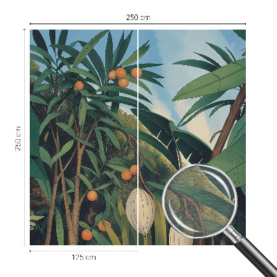 Papel de parede fotográfico selva tropical