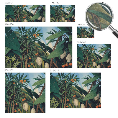 Papel de parede fotográfico selva tropical