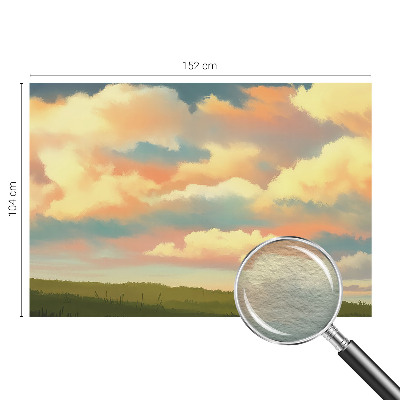 Mural de fotos na parede Céu com nuvens