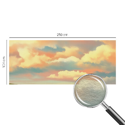 Mural de fotos na parede Céu com nuvens