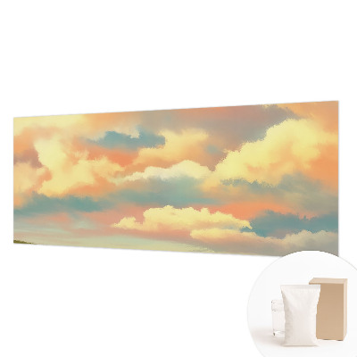 Mural de fotos na parede Céu com nuvens