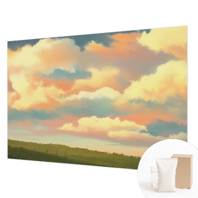 Mural de fotos na parede Céu com nuvens