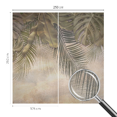Mural fotográfico Folhas tropicais