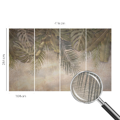 Mural fotográfico Folhas tropicais