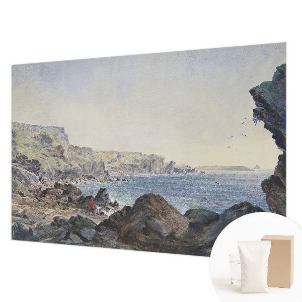 Mural de fotos na parede Uma costa tranquila
