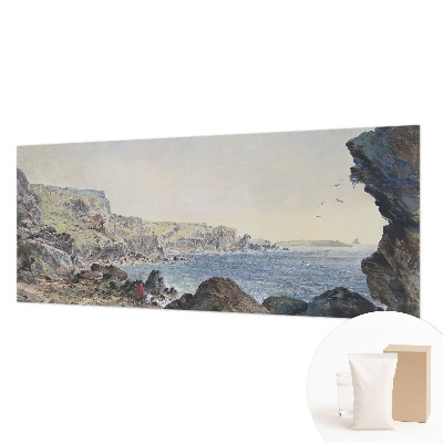 Mural de fotos na parede Uma costa tranquila