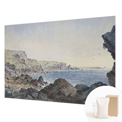 Mural de fotos na parede Uma costa tranquila