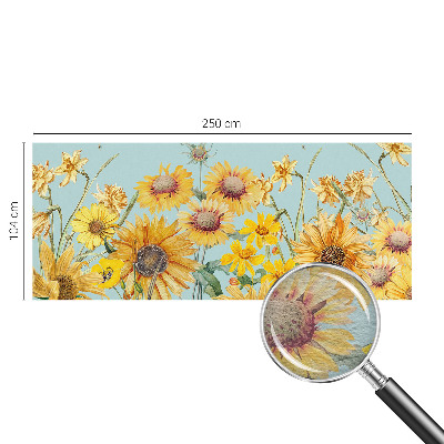 Mural de fotos na parede Jardim de verão